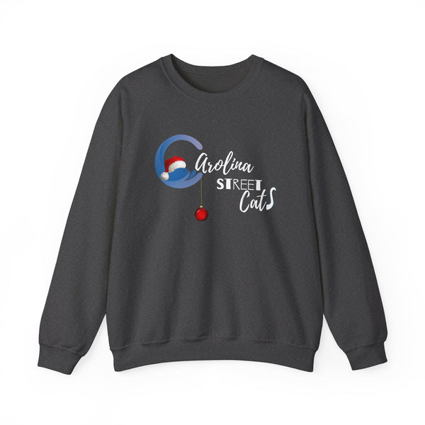 Happy Holidays Carolina Street Cats Crewneck Sweater