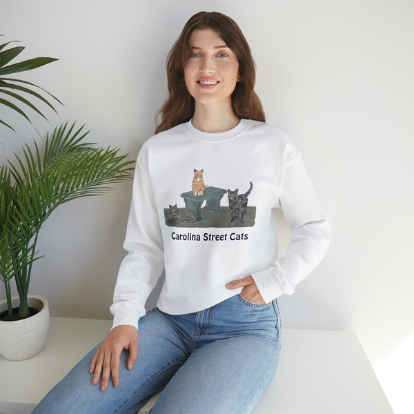 Carolina Street Cats Unisex Heavy Blend™ Crewneck Sweatshirt