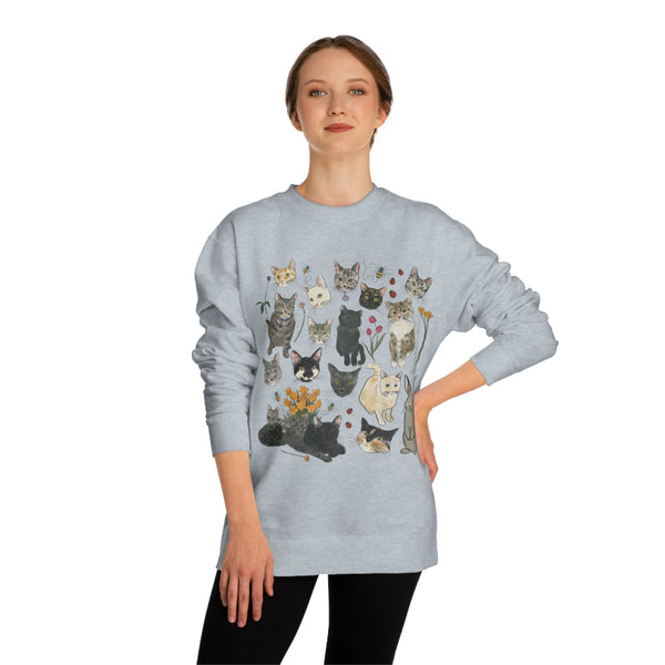 Tabby Trail Unisex Crew Neck Sweatshirt Extended Sizing