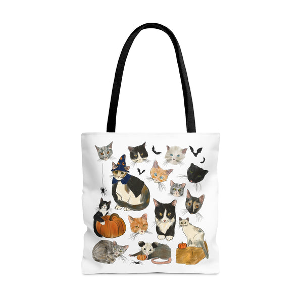 FALL Carolina Street Cats Tote Bag