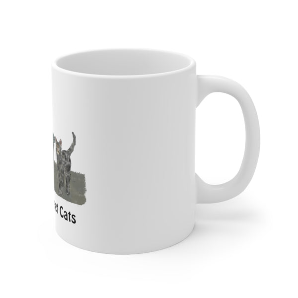 Carolina Street Cats Mug 11oz